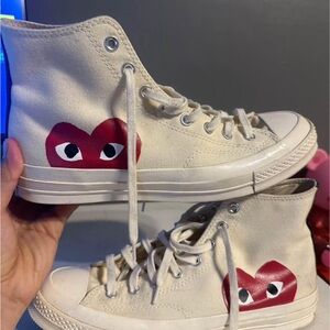 CDG Heart Converse size 10